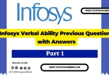 Infosys Verbal Ability Previous Questions 2025 with Answers Infosys Verbal Ability Previous Questions 2025 with Answers