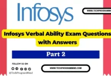 Infosys Verbal Ability questions and Answer – Part 2 Infosys Verbal Ability questions and Answer