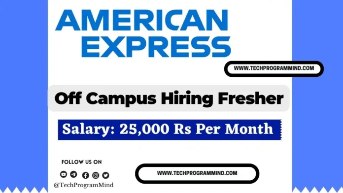 American Express Apprenticeship Hiring 2025, 2024, 2023 Batch