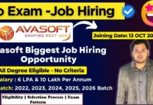 Avasoft Hiring 2025: Trainee Cloud and DevOps Engineer Avasoft Hiring 2025