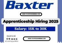 Baxter Apprenticeship Trainee Hiring 2026 | Baxter Apprenticeship Baxter Apprenticeship Trainee Hiring 2025