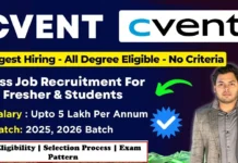 Cvent Hiring 2025 2026 Batch: Management Trainee, Associate Product Consultant Role Cvent Hiring 2025 2026 Batch