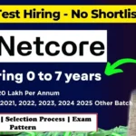 Netcore Hiring 2025 – Netcore Backend Developer Hiring Process Netcore Hiring 2025