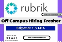 Rubrik Hiring 2026 – Software Engineer – Winter Intern Rubrik Hiring 2026 - Software Engineer - Winter Intern