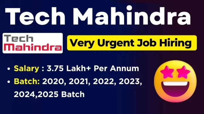 Tech Mahindra Hiring 2025 Technical Support Associate Tech Mahindra Hiring 2025 Technical Support Associate