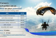 Tata Consultancy Services (TCS) BFSI Walk-in Drive Indore 2025 – Hiring Experienced IT Professionals Tata Consultancy Services (TCS) BFSI Walk-in Drive Indore 2025