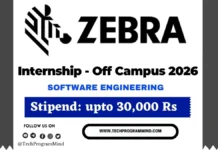 Zebra Internships 2026 – Software Engineering Hiring 2026 Zebra Internships 2026