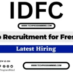 IDFC First Bank Recruitment 2025 apply online IDFC First Bank Recruitment 2025 apply online