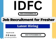 IDFC First Bank Recruitment 2025 apply online IDFC First Bank Recruitment 2025 apply online