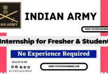 Indian Army IAIP 2025 Internship | Internships for college students 2026 Indian Army IAIP 2025 Internship