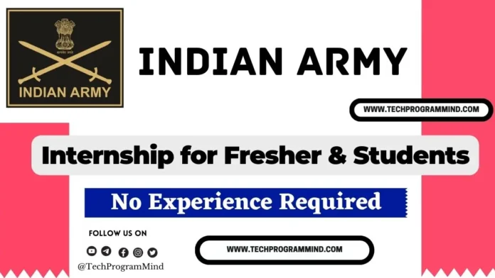 Indian Army IAIP 2025 Internship Indian Army IAIP 2025 Internship