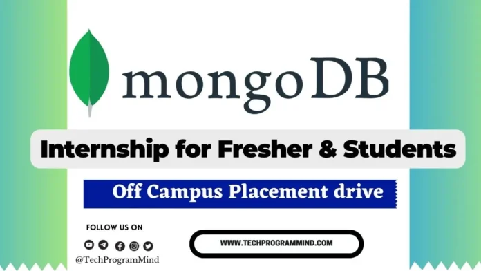 MongoDB Internship 2027 Software Engineer Intern MongoDB Internship 2027 Software Engineer Intern
