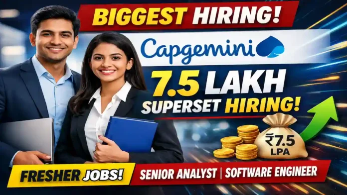 Capgemini Off Campus Drive 2025-2026