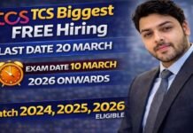 TCS Free NQT Hiring 2026 | TCS Off Campus Drive 2026 tcs free nqt hiring 2026