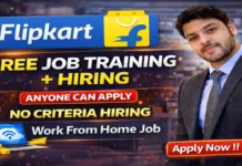 Flipkart Hiring Data Entry Operator 2026: 7-Day Free SCOA Training + 45-Day Paid Internship Flipkart Hiring Data Entry Operator 2026