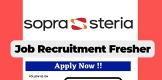 Sopra Steria Hiring 2026 – Engineer Trainee for 2025 Batch | Off Campus Drive Sopra Steria Hiring 2026