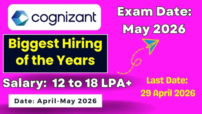 Cognizant Ace Team Campus Hiring 2026