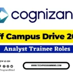 Cognizant Off Campus Drive 2026 – Analyst Trainee Hiring Cognizant Off Campus Drive 2026