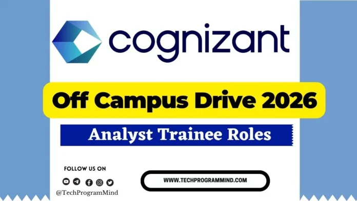 Cognizant Off Campus Drive 2026 Cognizant Off Campus Drive 2026