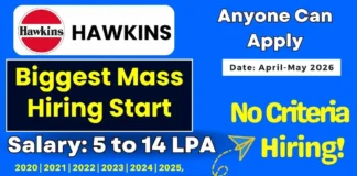 Hawkins Recruitment 2026 – Management Trainees, Summer Internship & Apprentices Hiring Hawkins Recruitment 2026