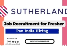 Sutherland Recruitment 2026 : Software Engineer Development or Testing Sutherland Recruitment 2026 Software Engineer Development or Testing