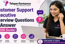 Teleperformance Customer Support Executive Interview Questions & Answer (2026 Guide) Teleperformance Customer Support Executive Interview Questions & Answer