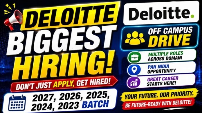 Deloitte Hiring 2026 for Associate Analyst Deloitte Hiring 2026 for Associate Analyst