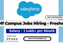 Salesforce Hiring 2027 – Summer 2027 Intern Software Engineer | Salesforce Internship for 2028 Batch Salesforce Hiring 2027