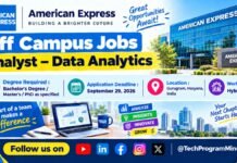 American Express Off Campus Jobs | Analyst – Data Analytics | Gurugram | Hybrid | Urgent Hiring | Apply by 29th September American Express Off Campus Jobs