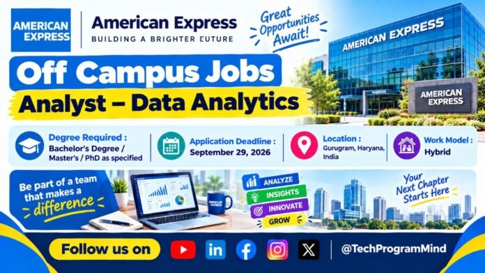 American Express American Express Off Campus Jobs