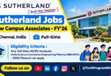 Sutherland Jobs | Campus Associates | Latest Jobs for 2026 Graduate Sutherland Jobs | Campus Associates