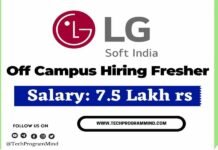 LG Soft India Hiring 2026 – C/C++ Developer | Research Engineer | ₹7.5 LPA | Bangalore LG Soft India Hiring 2026